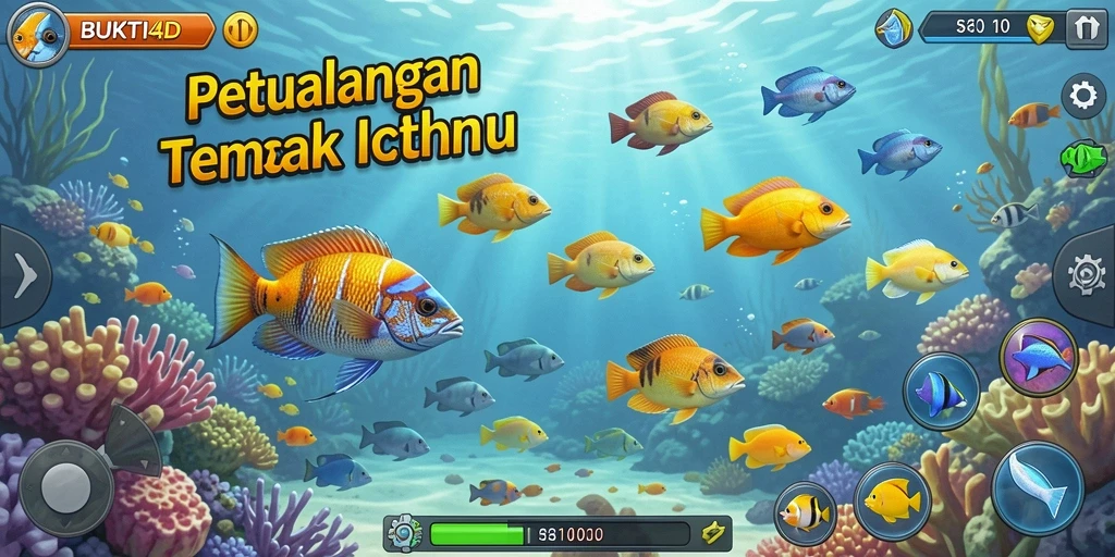 Tangkapan ikan yang menarik dalam gameplay BUKTI4D.