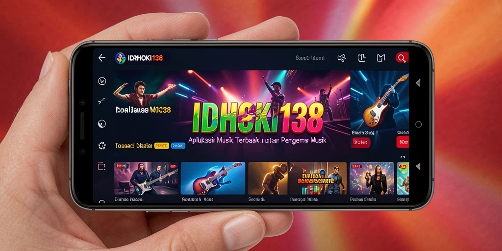 Screenshot IDRHOKI138 menampilkan antarmuka pengguna yang menarik saat bermain musik.