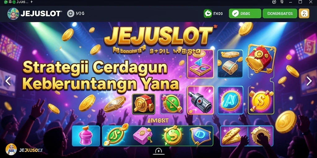 Tampilan menarik dari gameplay strategi JEJUSLOT yang mendebarkan.