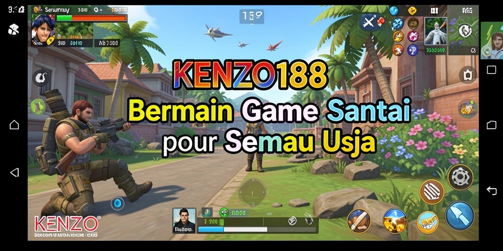 Tangkapan layar gameplay KENZO188 menampilkan keseruan dan tantangan permainan.