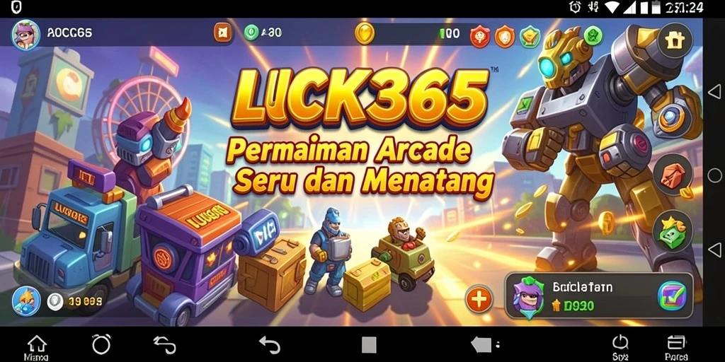 Tampilan gameplay seru di LUCK365 dengan tantangan mengasyikkan.