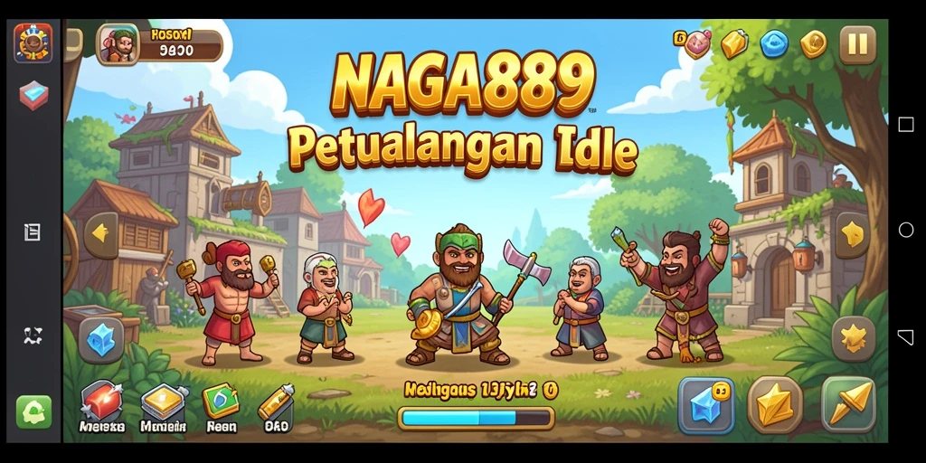 Tampilan gameplay NAGA889 dengan karakter saat mengumpulkan sumber daya.