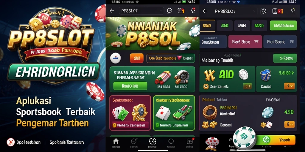 Tampilan gameplay menarik dari PP8SLOT dengan fitur Sportsbook.