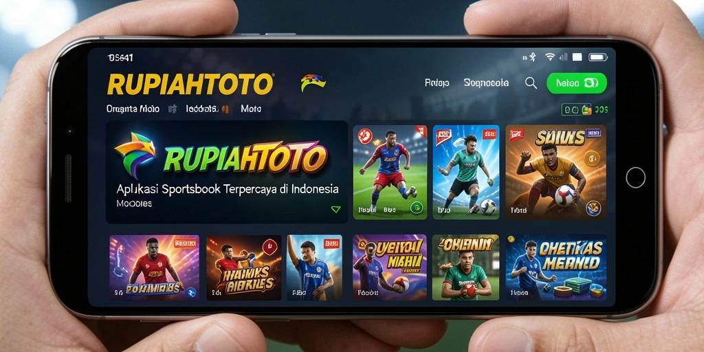 Tampilan gameplay menarik dari aplikasi Sportsbook RUPIAHTOTO.
