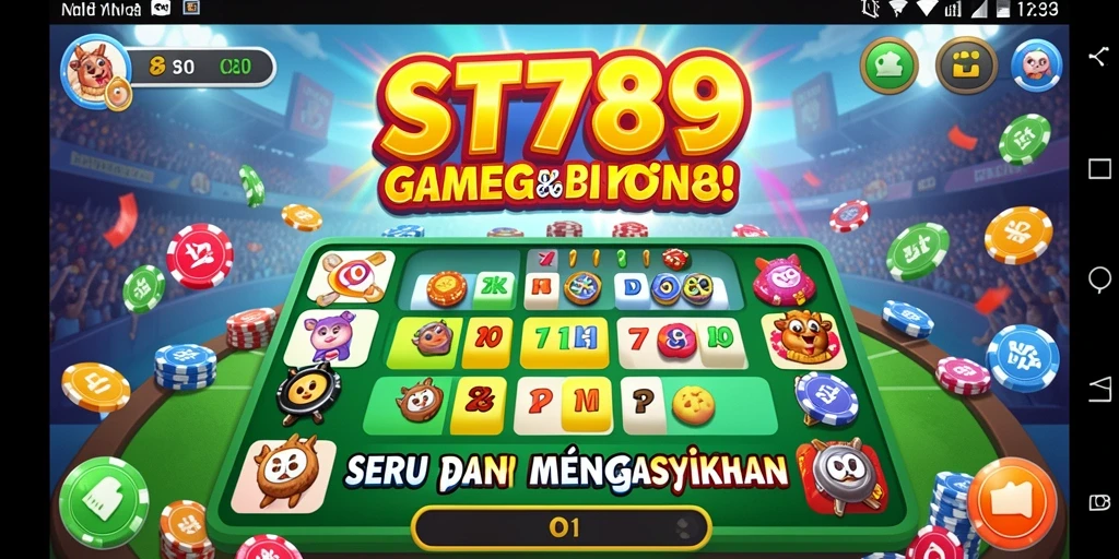 Tampilan gameplay ST789 dengan player yang seru bermain Bingo.