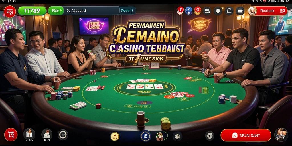 Tampilan gameplay TT789 yang intens dan mendebarkan.